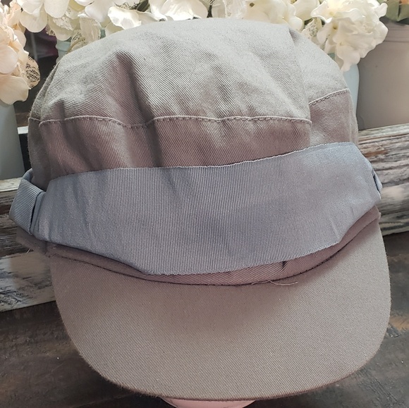 D&Y GREY CAPTAIN HAT WITH BLUE RIBBON - Picture 4 of 4